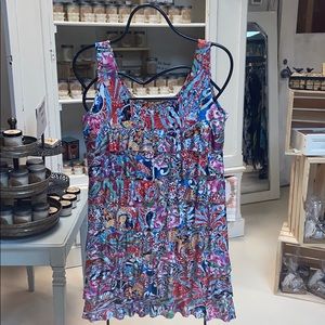 Isle by Melis Kozan Sleeveless Ruffles Dress